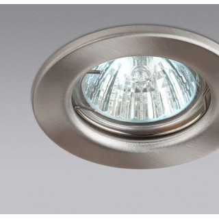 Неповоротный хром d35мм матовая сталь